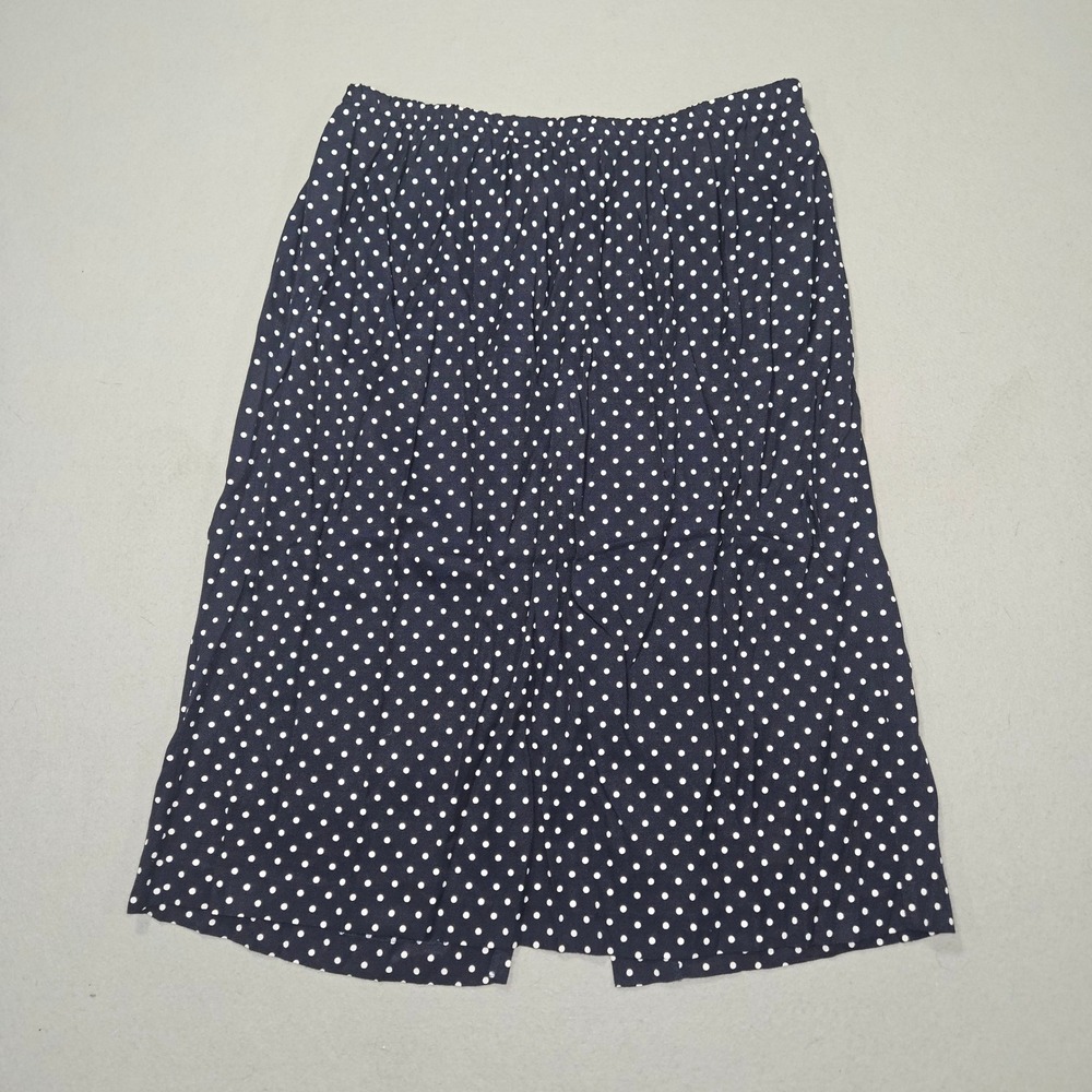 VTG Tracy Richards 90s 2-Piece Skirt Set Polka Dot Navy Red Sz 20WP - Picture 6 of 9